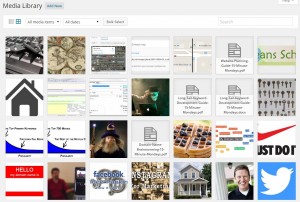 WordPress 4.0 Media Grid View